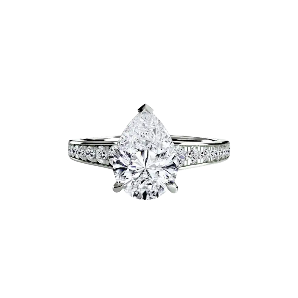 Solitaire with Pavé 7 - setting
