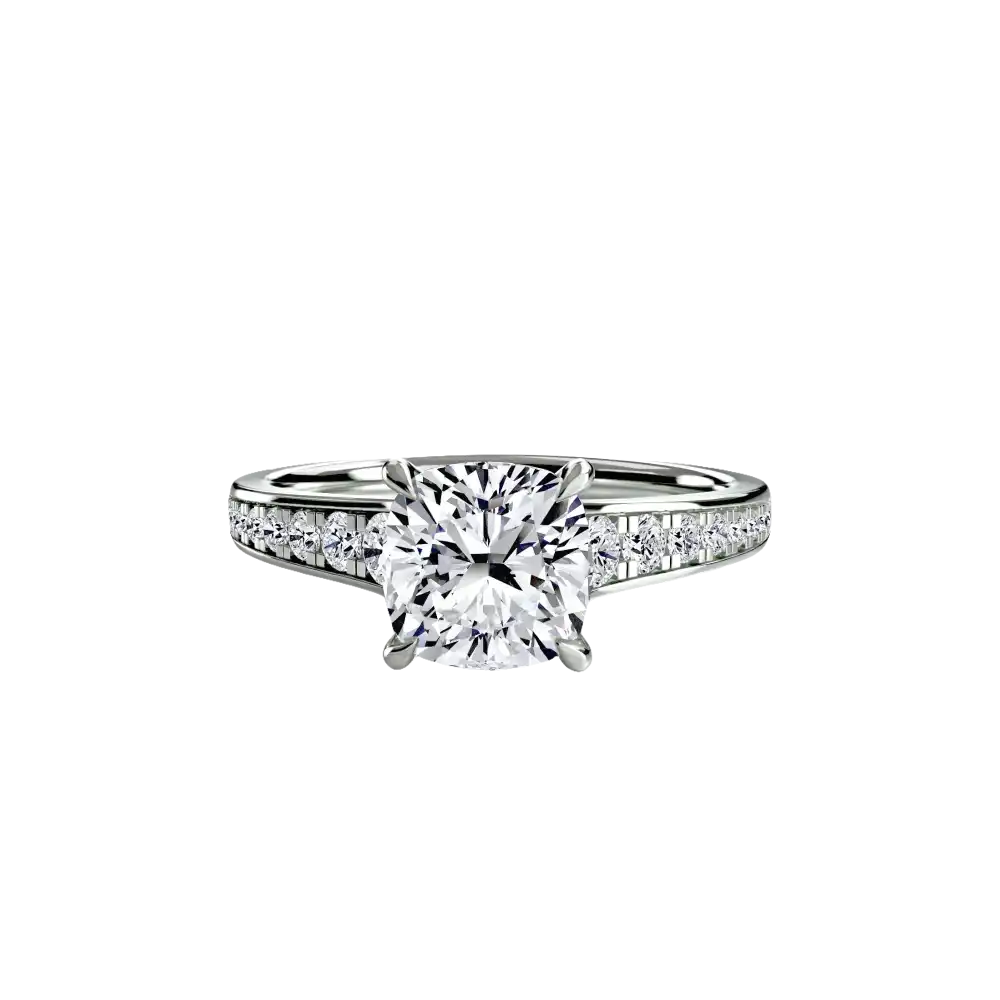 Solitaire with Pavé 7 - setting