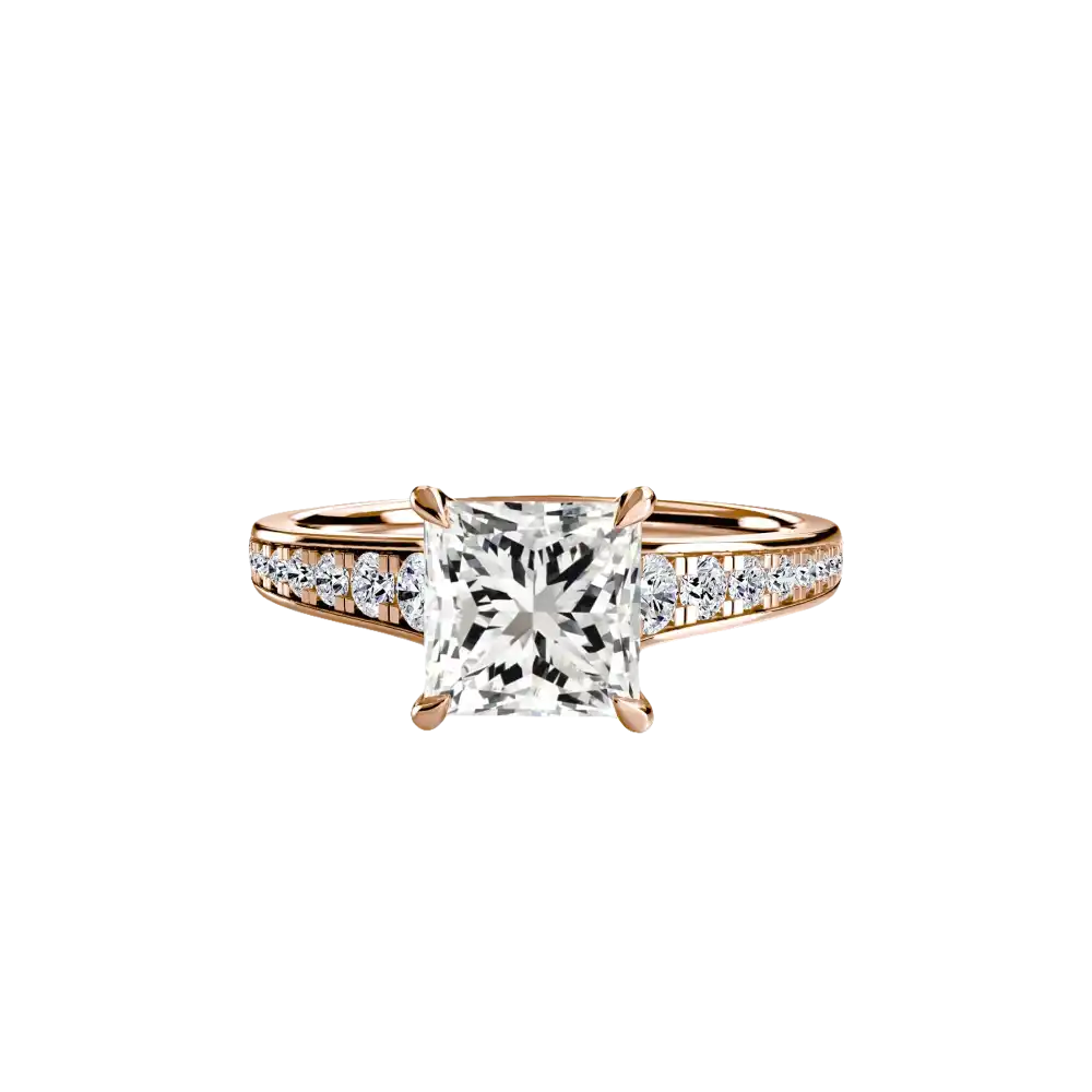Solitaire with Pavé 7 - setting