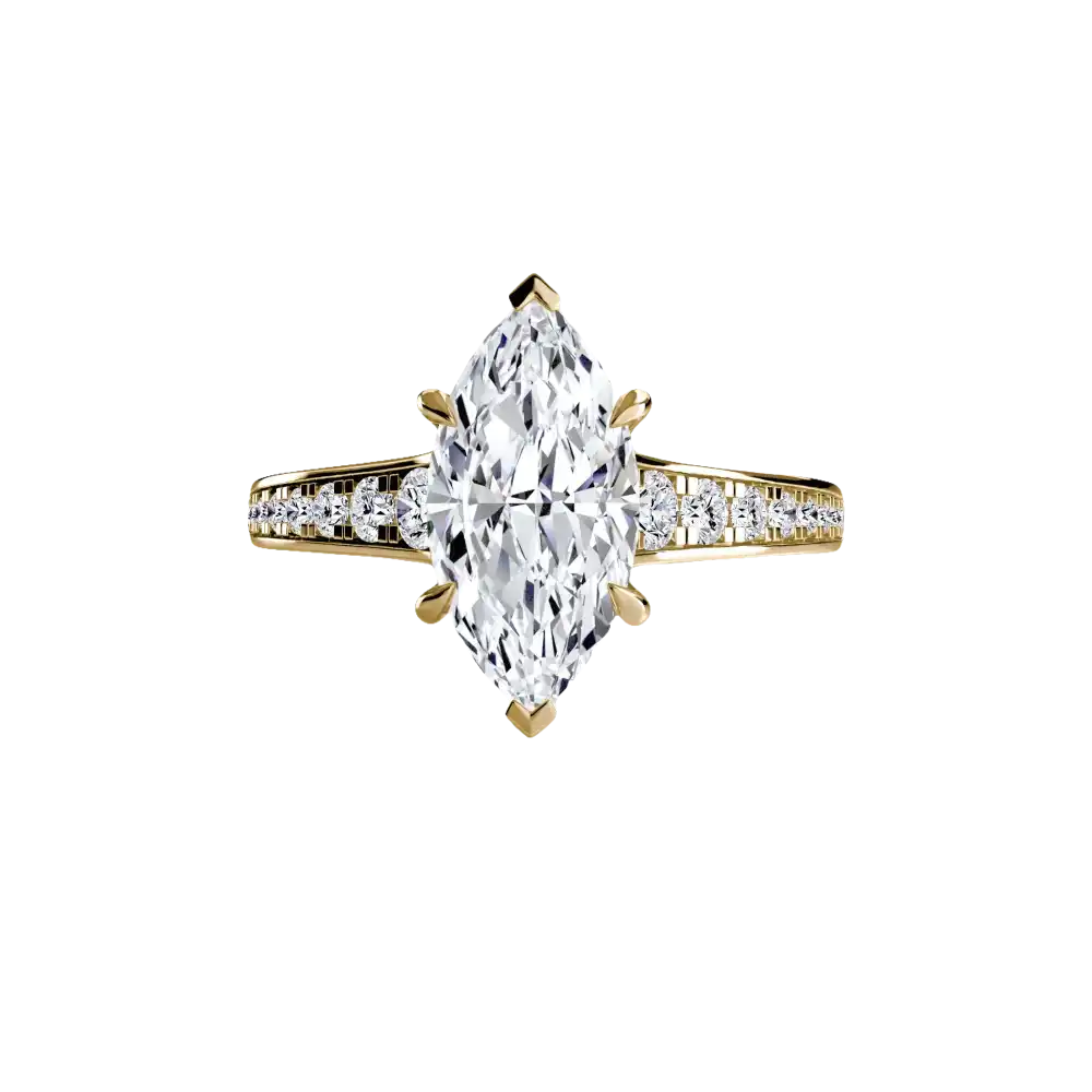 Solitaire with Pavé 7 - setting