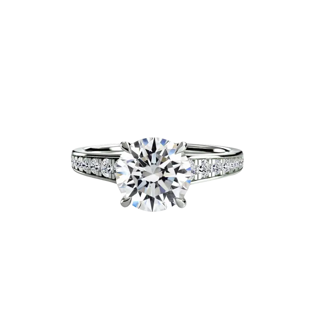 Solitaire with Pavé 7 - setting