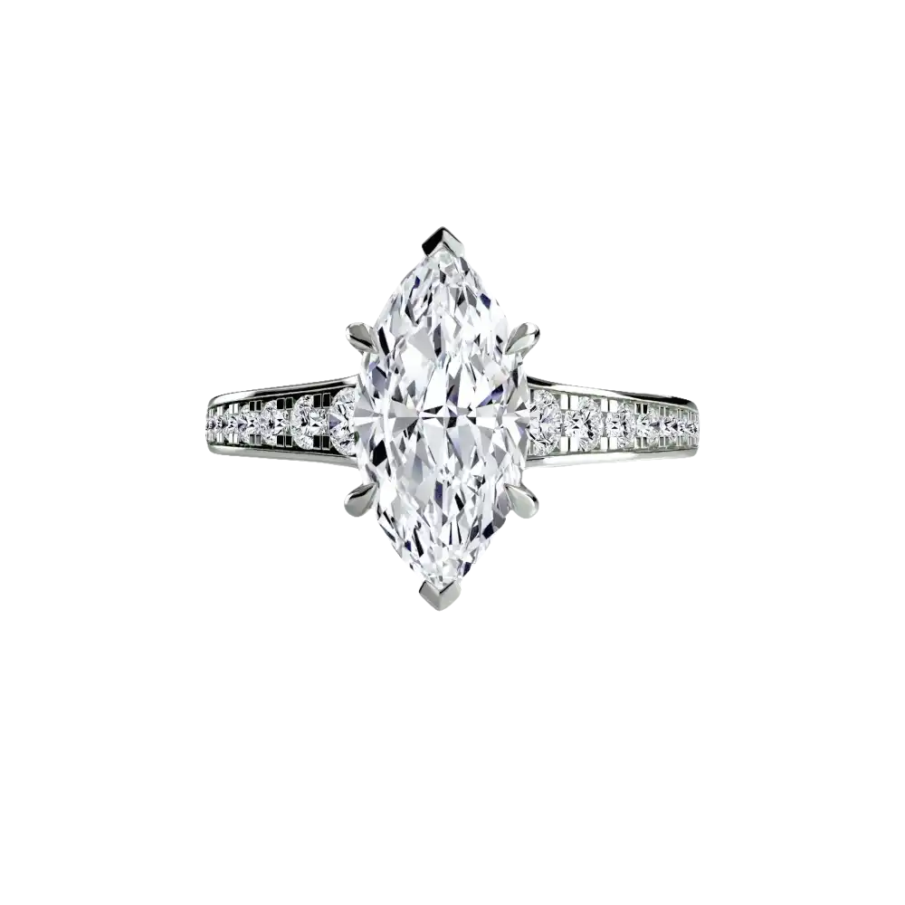 Solitaire with Pavé 7 - setting