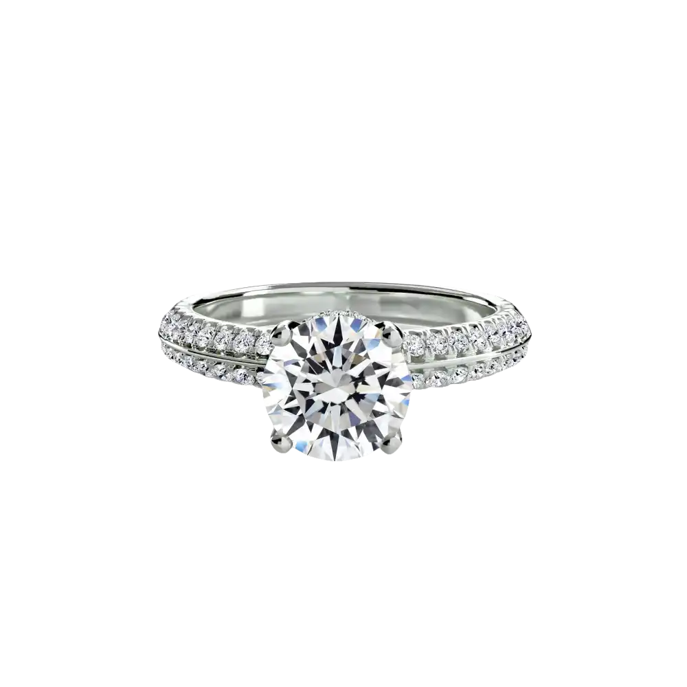 Solitaire with Pavé - setting