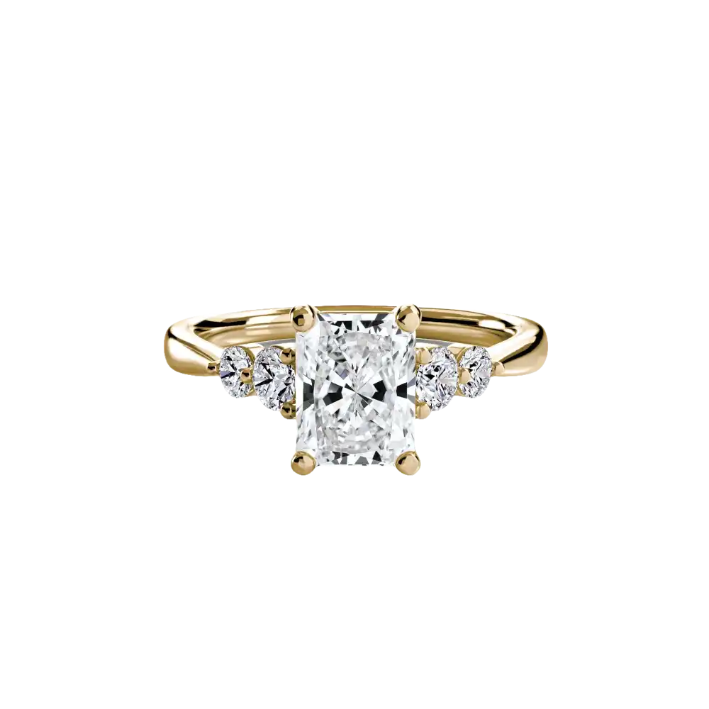 Solitaire with Shoulder Accents 2 - setting