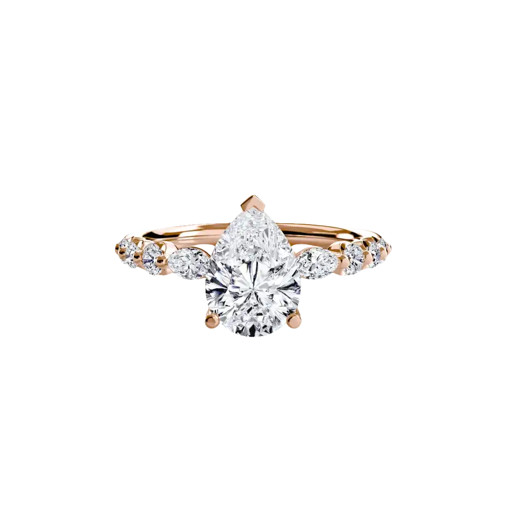The Tiered Accent Ring - setting