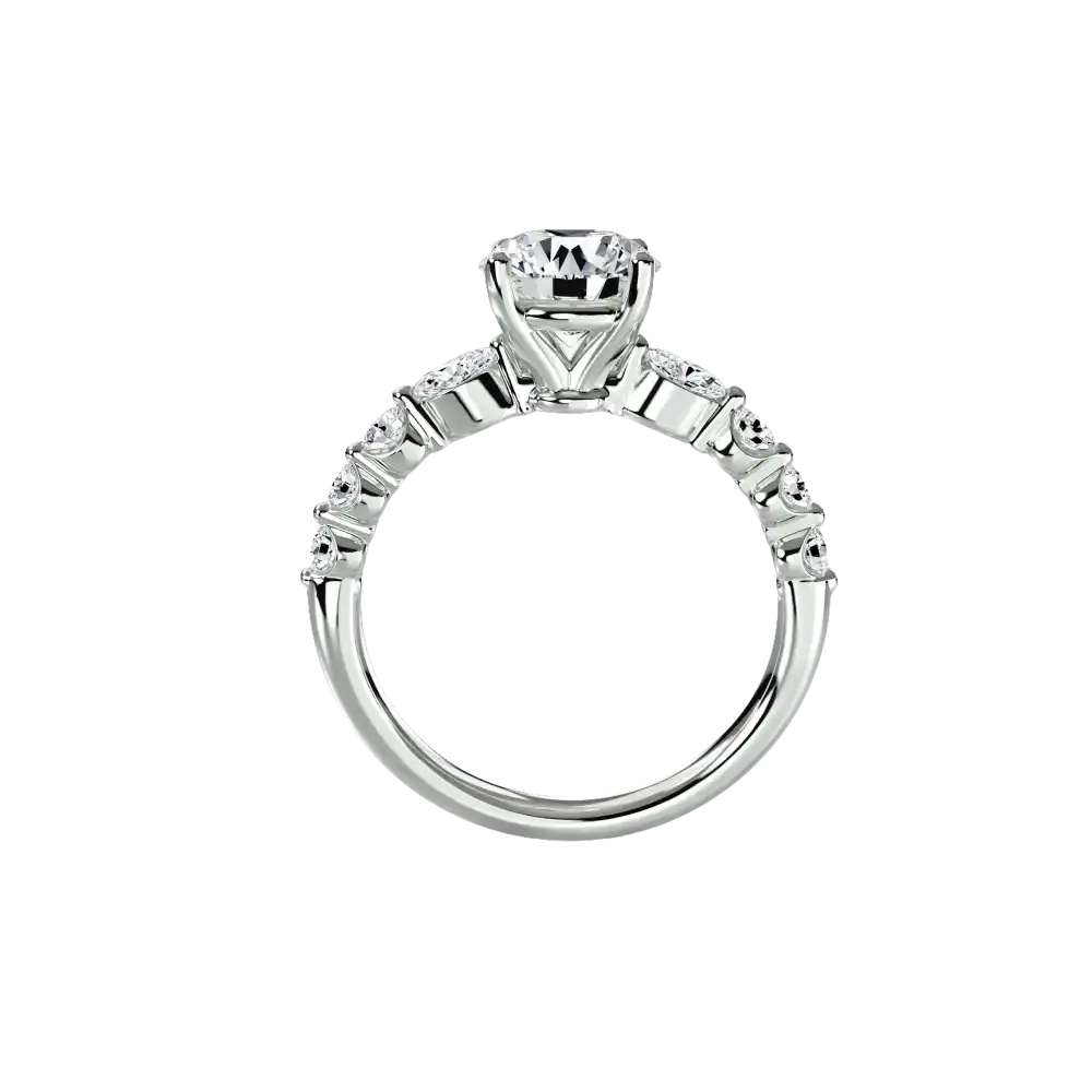 The Tiered Accent Ring - setting
