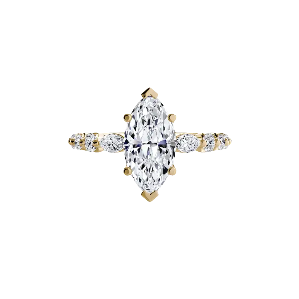 The Tiered Accent Ring - setting