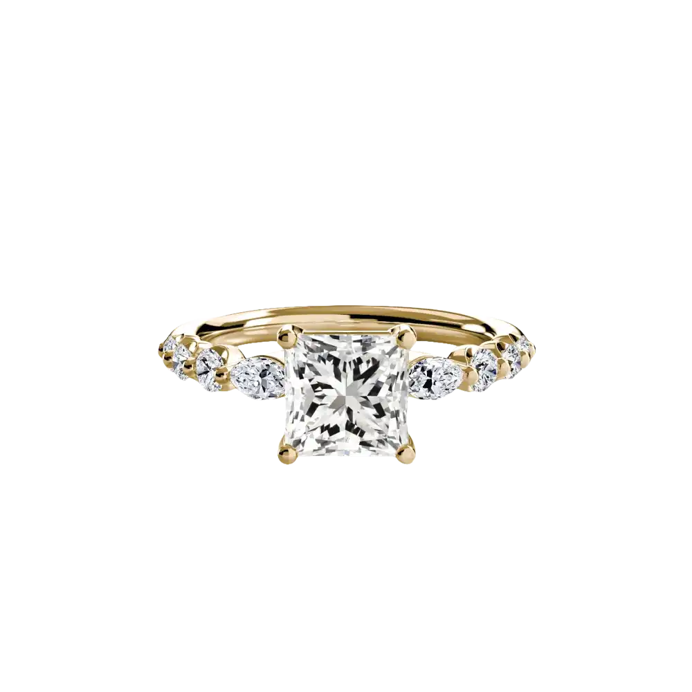 The Tiered Accent Ring - setting