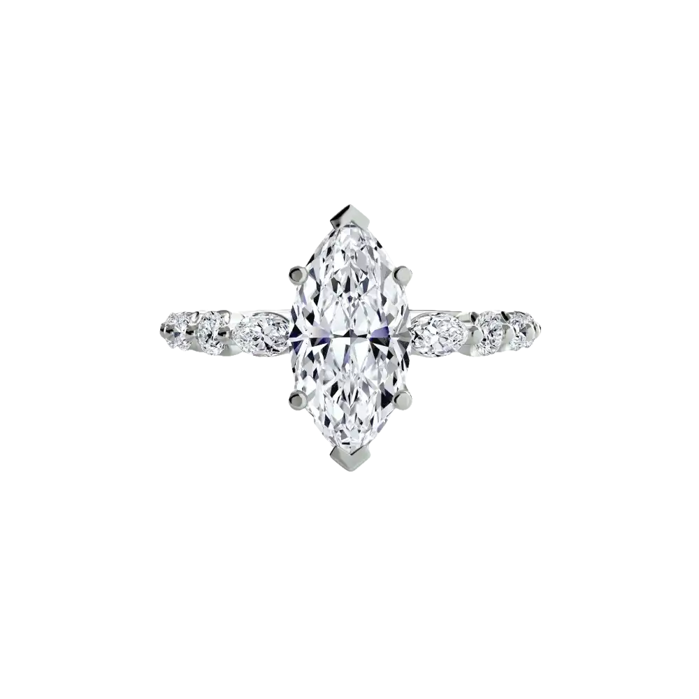 The Tiered Accent Ring - setting