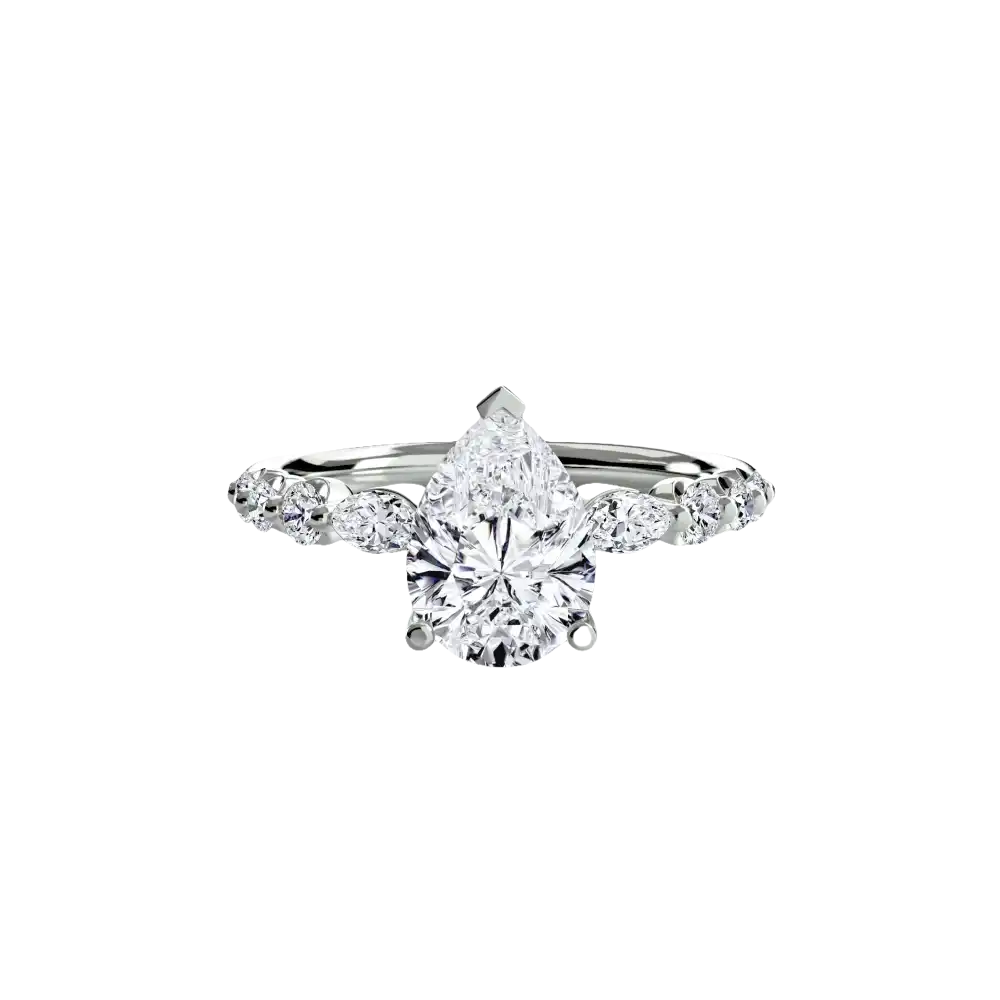 The Tiered Accent Ring - setting