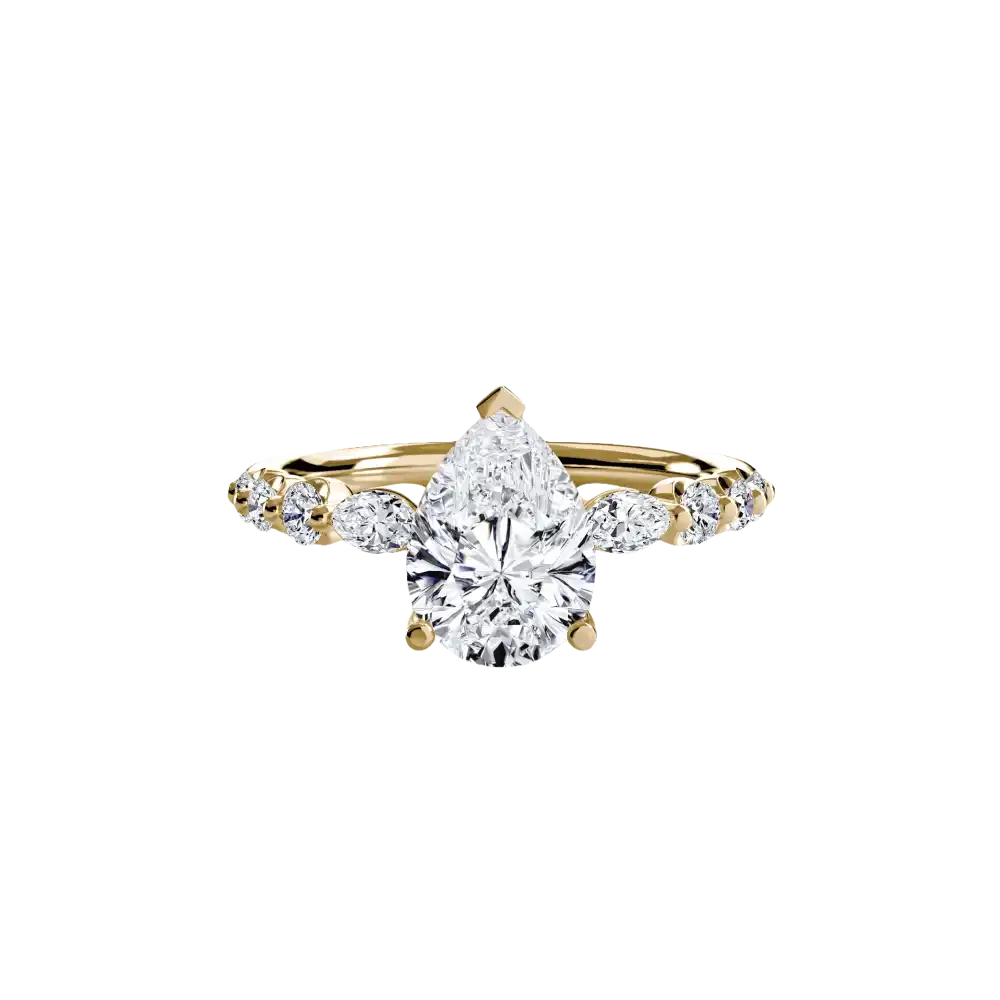 The Tiered Accent Ring - setting