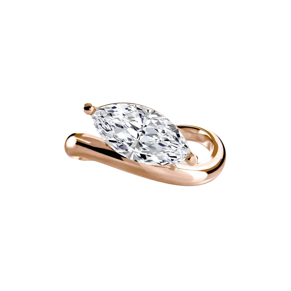 The Wave Ring - setting