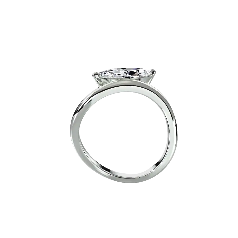 The Wave Ring - setting