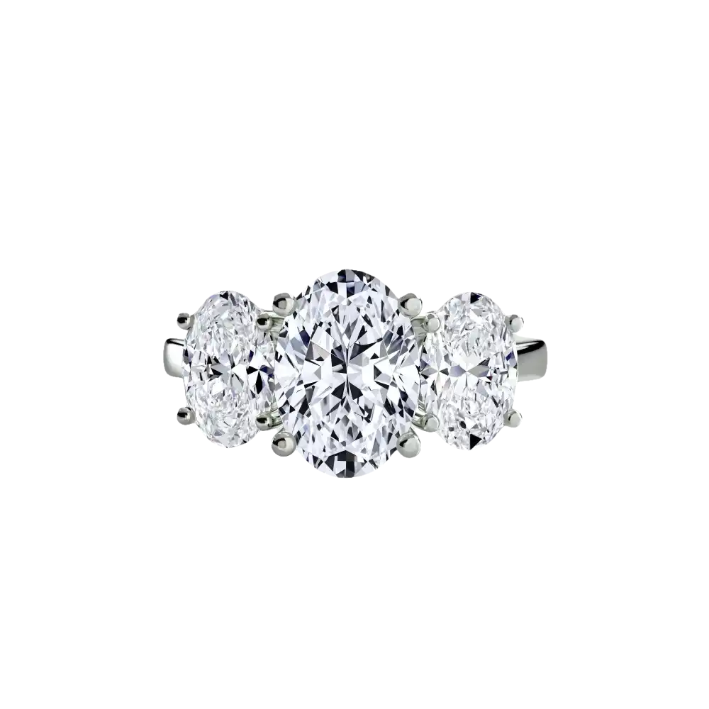 Trilogy Oval - 950 Platinum / Oval - setting