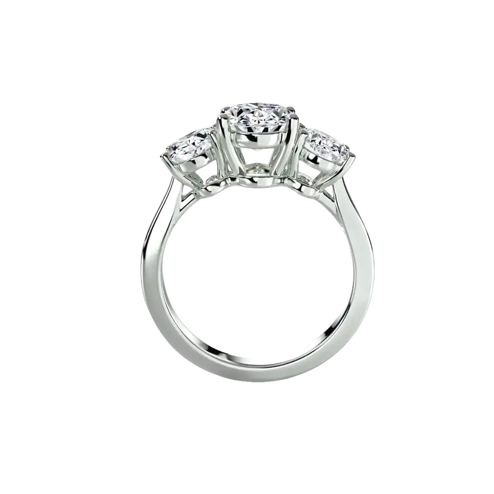 Trilogy Oval - 950 Platinum / Oval - setting